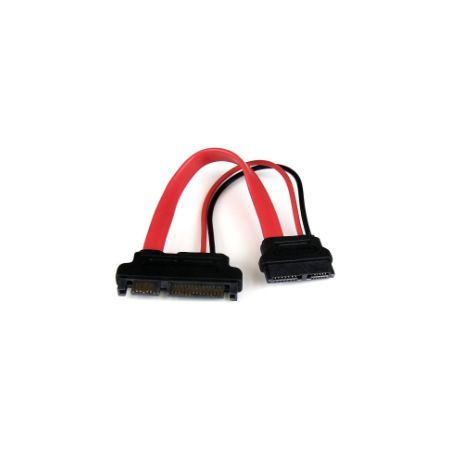 StarTech 6in Slimline SATA to SATA Adapter with Power - F/M - SLSATAADAP6