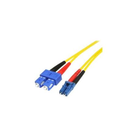 StarTech 7m Fiber Optic Cable - Single-Mode Duplex 9/125 - LSZH - LC/SC - OS1 - LC to SC Fiber Patch Cable - SMFIBLCSC7