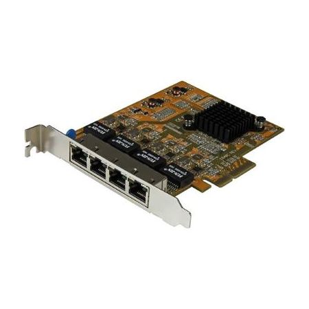 StarTech ST1000SPEX43 4-Port PCIe Gigabit Network Adapter Card