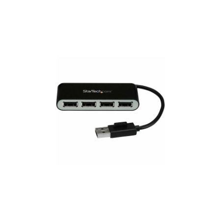 StarTech 4 Port USB 2.0 Hub w/Cable - Multi Port Mini Hub - Bus Powered - ST4200MINI2