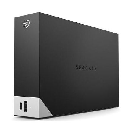 Seagate 10TB One Touch Desktop External Drive with Built-In Hub (Black) - STLC10000400