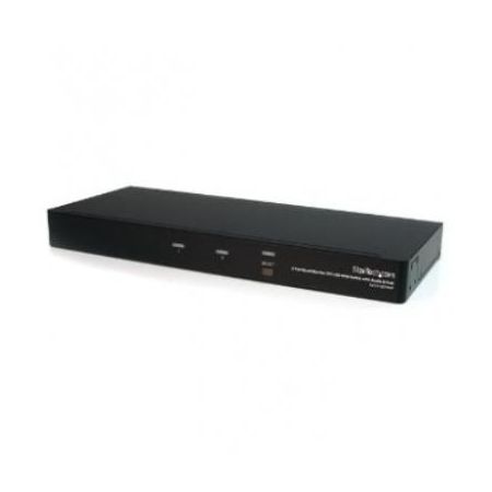 StarTech 2 Port Quad Monitor Dual-Link DVI USB KVM Switch with Audio & Hub - SV231QDVIUA