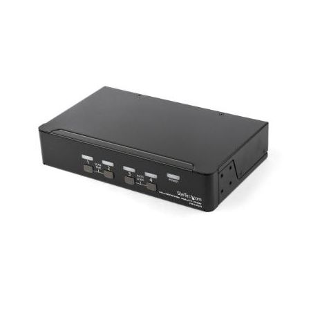 StarTech SV431DPUA2 KVM switch Rack mounting Black