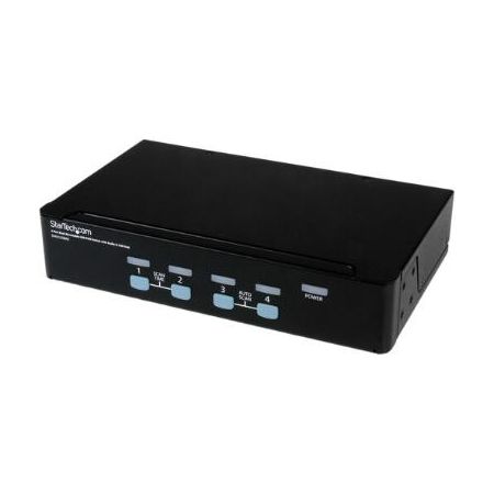 StarTech 4-Port Rack-Mountable VGA KVM Switch - SV431USBAE