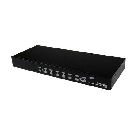 StarTech 8-Port 1U Rackmount USB PS/2 KVM Switch with OSD - SV831DUSB