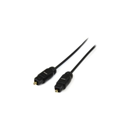 StarTech 6 ft Thin Digital Optical Audio Cable - Toslink Audio Cable - THINTOS6