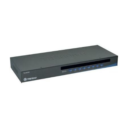 TRENDnet 8-Port USB/PS/2 Rack Mount KVM Switch - TK-803R