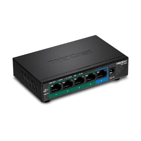 TRENDnet TPE-TG52 5-Port Gigabit PoE+ Compliant Unmanaged Network Switch