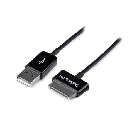 StarTech 6.6' Dock Connector to USB Cable for Samsung Galaxy Tab (Black) - USB2SDC2M