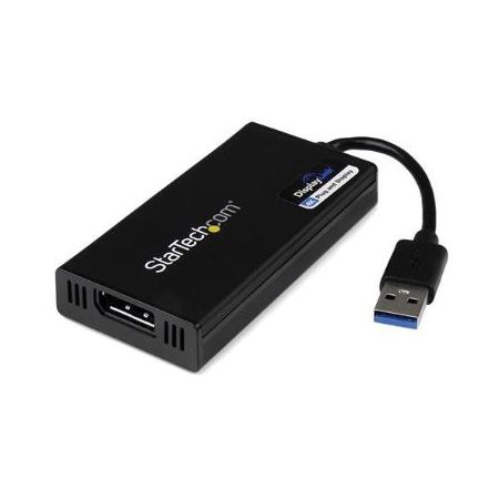 StarTech USB 3.0 to 4K DisplayPort Adapter (Black) - USB32DP4K