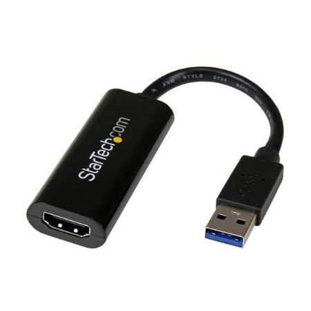 StarTech Slim USB 3.0 to HDMI External Video Card Multi Monitor Adapter - USB32HDES