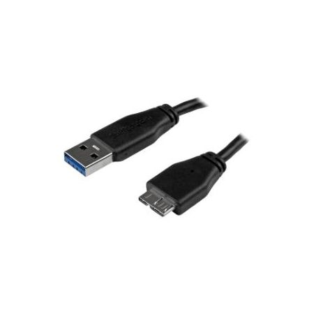 StarTech Slim SuperSpeed USB 3.0 A to Micro B Cable - M/M - USB3AUB50CMS