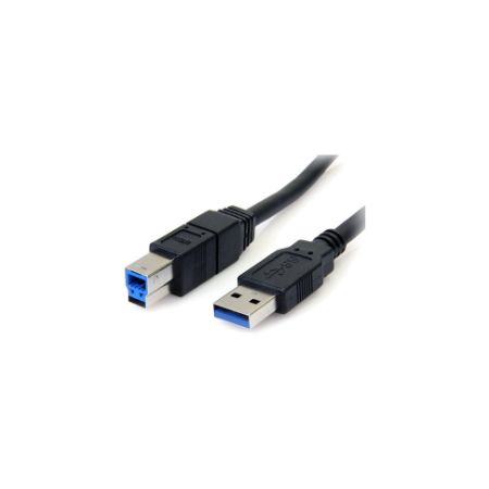 StarTech Black SuperSpeed USB 3.0 Cable A to B 10 ft - M/M - USB3SAB10BK