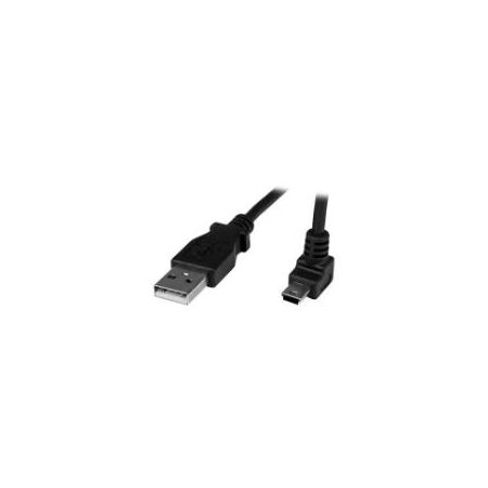 StarTech 1m Mini USB Cable Cord - A to Up Angle Mini B - Up Angled Mini - USBAMB1MU