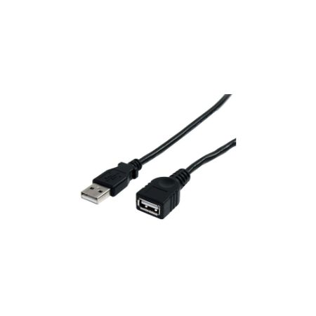 StarTech 10 ft Black USB 2.0 Extension Cable A to A - M/F - USBEXTAA10BK