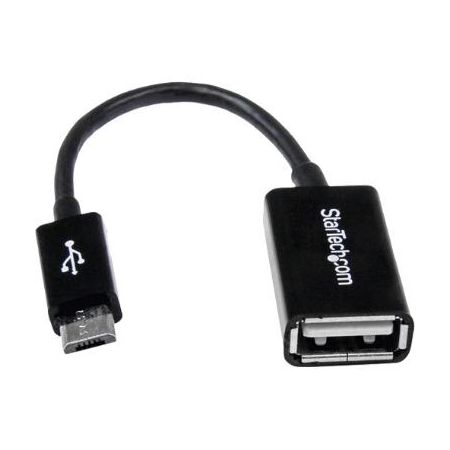 StarTech Micro USB Male to USB OTG Host Adapter Female (5