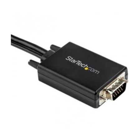 StarTech VGA2HDMM2M 2m VGA to HDMI Converter Cable with USB Audio Support - VGA2HDMM2M