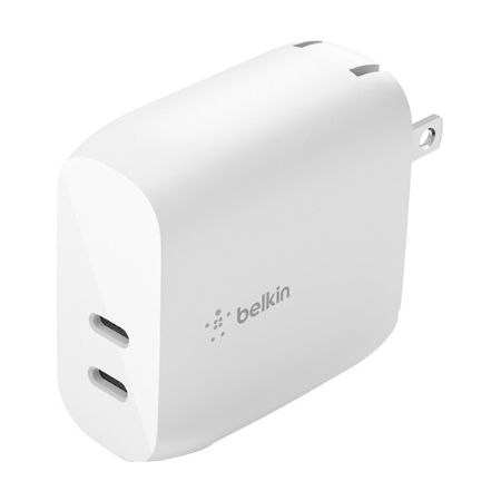 Belkin Dual USB-C PD Wall Charger 40W - WCB006DQWH