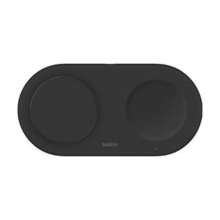 Belkin BoostCharge Pro 2-in-1 Magnetic Wireless Charging Pad with Qi2 (Black) - WIZ021TTBK