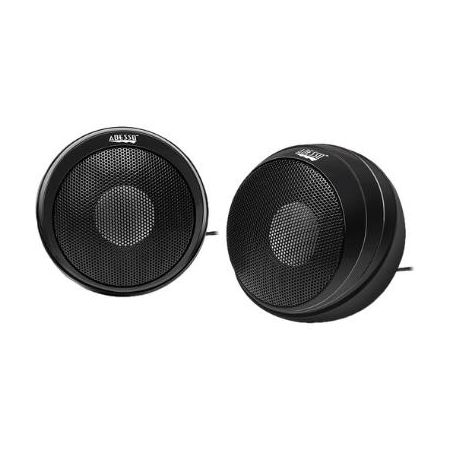 Adesso Xtream S4 USB-Powered Stereo Multimedia Desktop Speakers (Black, Pair)