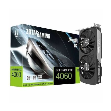 ZOTAC GeForce RTX 4060 8GB Graphics Card - GDDR6, Ray Tracing, DLSS 3.0, HDMI 2.1 - ZT-D40600H-10M