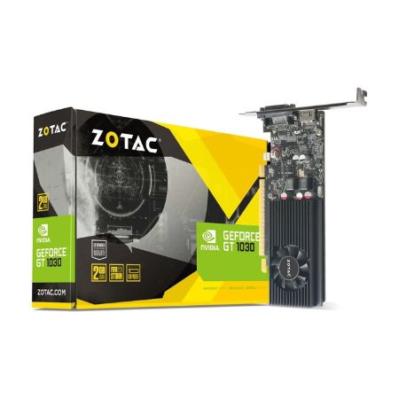 ZOTAC NVIDIA GeForce GTX 1030 2GB GDDR5 Graphics Card – Low Profile, HDMI and DVI-D Outputs, Ideal for Gaming and Multimedia