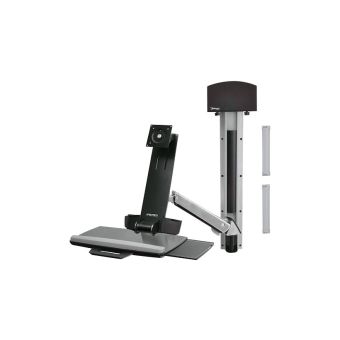 Ergotron StyleView Sit-Stand Combo System mounting kit - LCD display / keyboard / mouse / barcode scanner / CPU