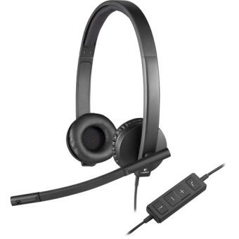 Logitech H570e Wired USB Stereo Headset