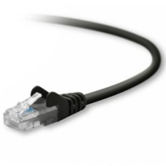 Belkin  Cat5e RJ-45 Snagless Patch Cable, Black, 100ft - A3L791-100-BK-S