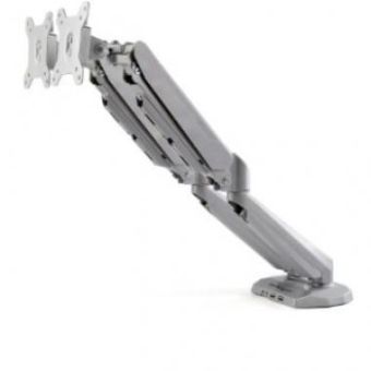 StarTech ARMSLIMDUOS Desk Mount Dual Monitor Arm with USB & Audio