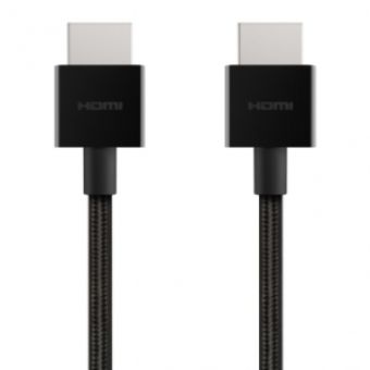 Belkin Ultra High Speed - HDMI cable - HDMI male to HDMI male - 6.6 ft - black - AV10176BT2M-BLK