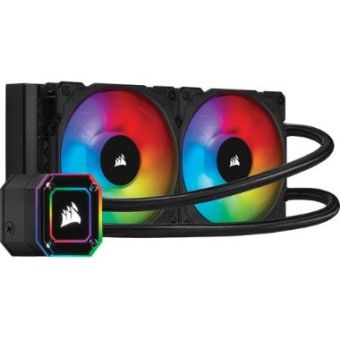 Corsair CW-9060046-WW iCUE H100i ELITE CAPELLIX Liquid CPU Cooler (Black)