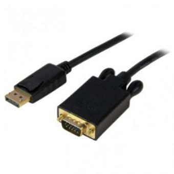 StarTech 3ft DisplayPort to VGA Cable - Active DP to VGA Adapter Cable - 1080p Video Converter - DP2VGAMM3B