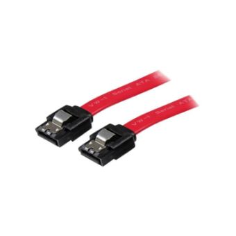 StarTech 12in Latching SATA Cable - SATA cable - Serial ATA 150/300/600 - LSATA12