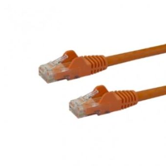 StarTech 75ft CAT6 Ethernet Cable, 10 Gigabit Snagless RJ45 650MHz 100W PoE Patch Cord - N6PATCH75OR