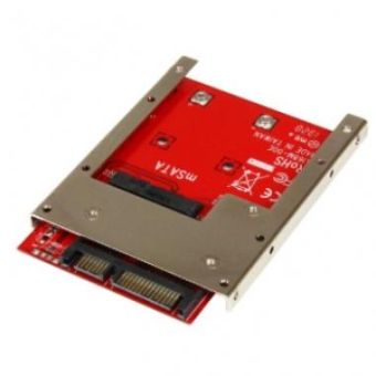 StarTech mSATA SSD to 2.5in SATA Adapter Converter - SAT32MSAT257