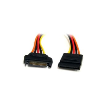 StarTech 12in 15 pin SATA Power Extension Cable - SATA Power Extender - SATAPOWEXT12