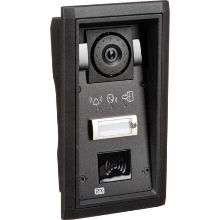 Axis Communications 2N IP Force 1-Button Intercom System with Camera, RFID Card Reader & Status Icons