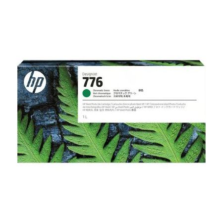 HP 1XB03A 776 Chromatic Green 1L Original Ink Cartridge for HP DesignJet Z9+ Pro 64