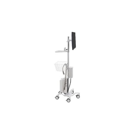 Ergotron StyleView Pole Cart cart - for LCD display / tablet - bright white