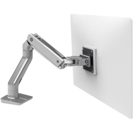 Ergotron HX Desk Monitor Arm for Displays up to 42 lb (Polished Aluminum)