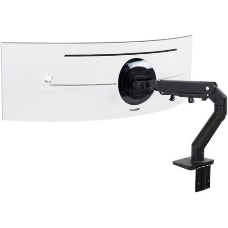 Ergotron HX Desk Monitor Arm with HD Pivot (Matte Black)