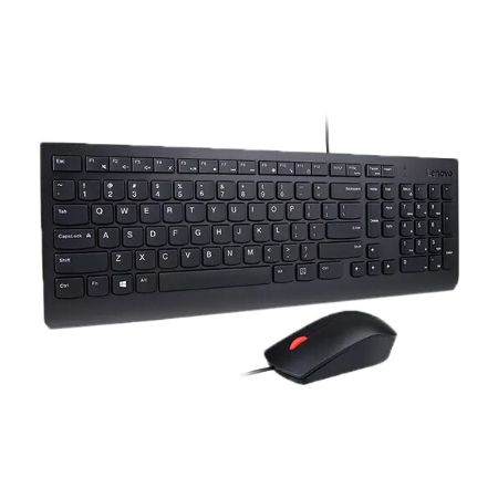 Lenovo 4X30L79883 Essential Wired Keyboard and Mouse Combo