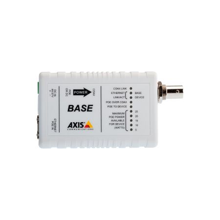 AXIS T8640 Ethernet Over Coax Adaptor PoE+ - media converter - 10Mb LAN, 100Mb LAN