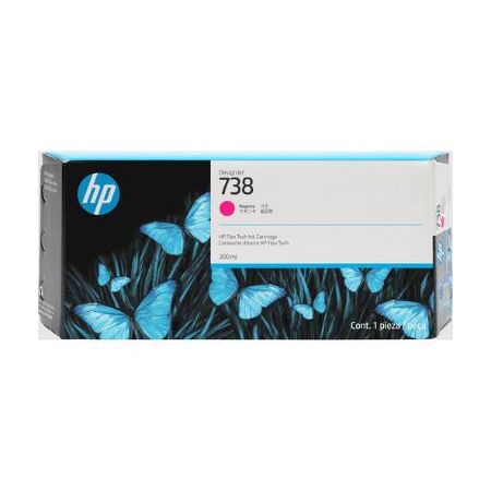 HP 676M7A 738 Designjet Magenta Ink Cartridge (300mL)