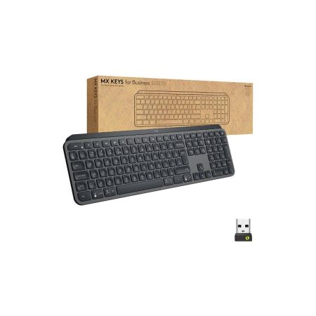 Logitech MX Keys Advanced Wireless Illuminated Keyboard for Business - keyboard - graphite