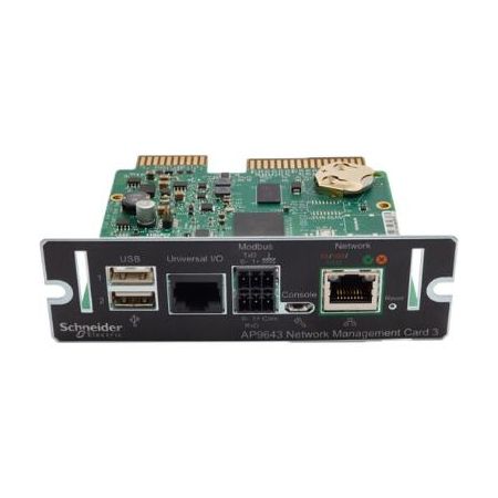 APC UPS Network Management Card 3 with Environmental Monitoring and MODBUS