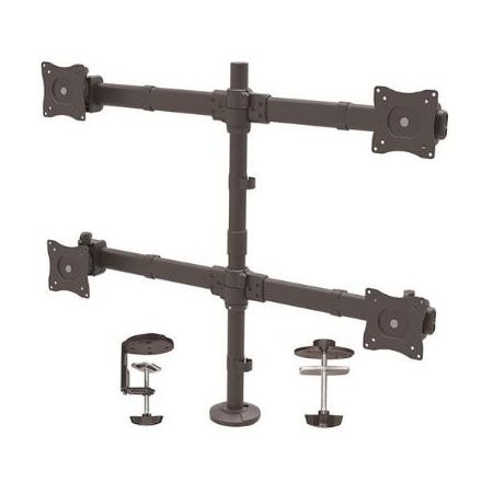 StarTech Desk Mount Steel Quad Monitor Arm for 13