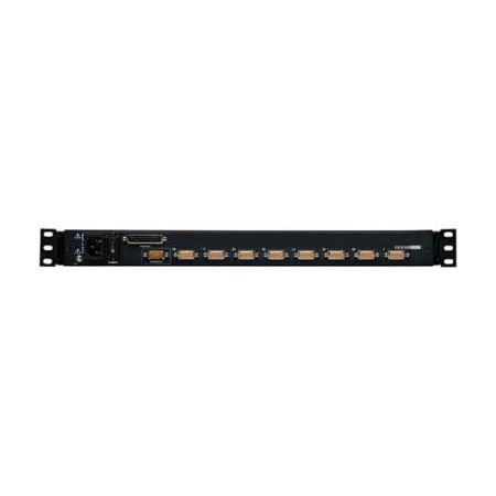 Tripp Lite B020-U08-19-K  NetDirector 8-Port 1 RU Rackmount Console KVM Switch with LCD Display