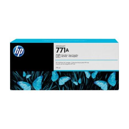 HP B6Y21A 771A DesignJet 775mL Photo Black Ink Cartridge